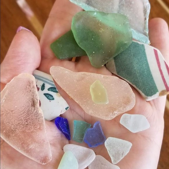 Seaglass from Vieques, Puerto Rico