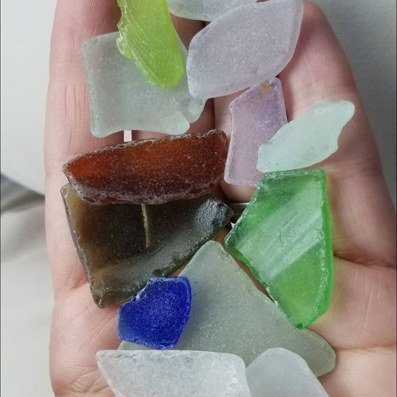 Beach Glass from Lake Pepin, Lake City, Minnesota